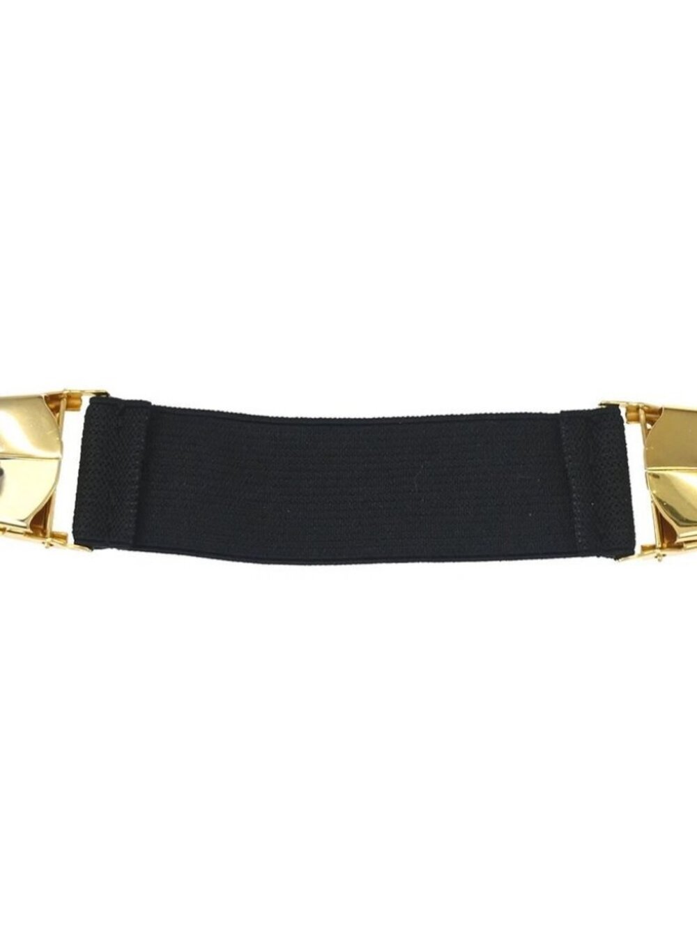 Chanel Black Canvas Logo Clip Armband Wristband - Picture 2 of 8